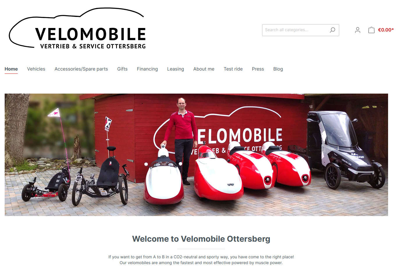 Welcome to Velomobile Ottersberg