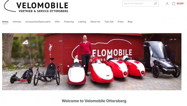 Velomobiles Online Shop in Germany - Ottersberg